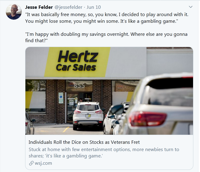 Felder Tweet