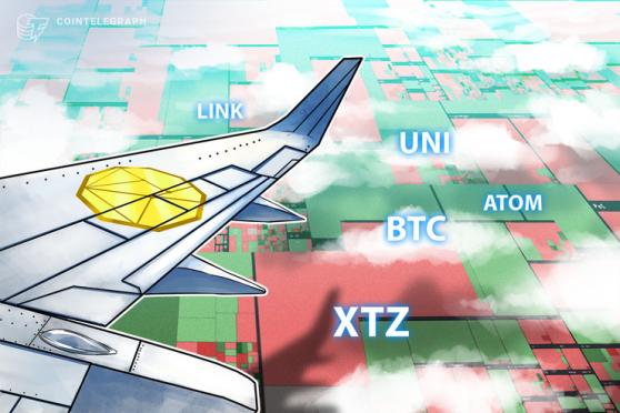 Top 5 cryptocurrencies to watch this week: BTC, LINK, UNI, XTZ, ATOM