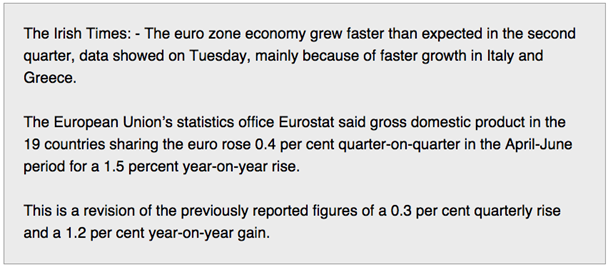 gdp eurozone