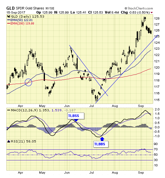 GLD Daily Chart