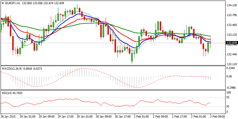 EUR/JPY Hourly Chart