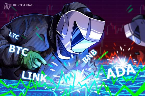 Top 5 cryptocurrencies to watch this week: BTC, BNB, ADA, LTC, LINK