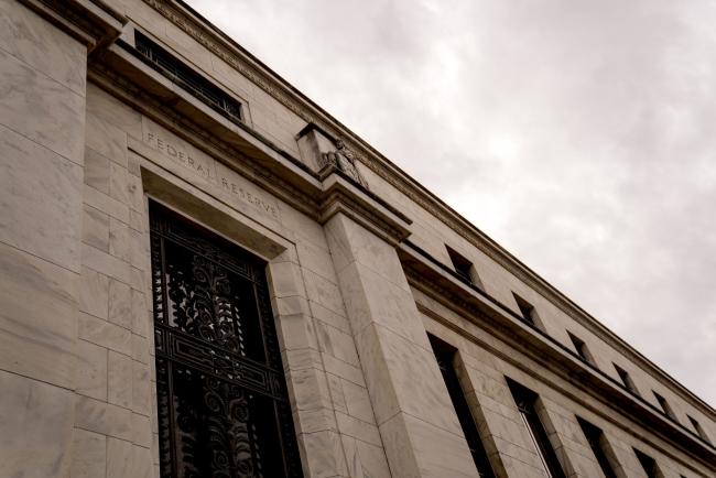 © Bloomberg. The Marriner S. Eccles Federal Reserve building in Washington, D.C., U.S., on Monday, May 3, 2021. President Biden's $4 trillion vision of remaking the federal government's role in the U.S. economy is now in the hands of Congress, where both parties see a higher chance of at least some compromise than for the administration’s pandemic-relief bill.