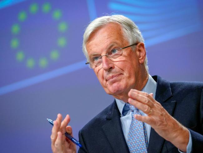 © Bloomberg. BRUSSELS, BELGIUM - JUNE 05: Michel Barnier, Chief Negotiator for Europe, attends a press conference regarding the fourth round of Brexit negotiations on June 5, 2020 in Brussels, Belgium. This week's discussions which were held online ahead of a summit that is expected take place later this month, involving Prime Minister Boris Johnson and European Commission President, Ursula von der Leyen. The UK has until the end of June to ask for the an extension to the current transition period, during which the country stays in the single market and customs union but Mr Johnson has ruled this out. (Photo by Daina Le Lardic - Pool/Getty Images) Photographer: Pool/Getty Images Europe