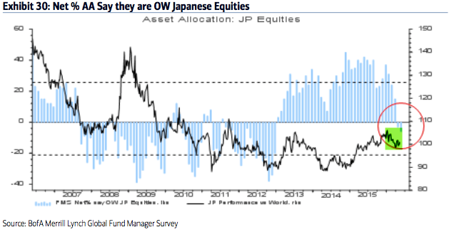 Asset Allocations: Japanese Equities 2006-2016