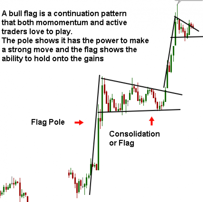 Bull Flag in Technical Chart