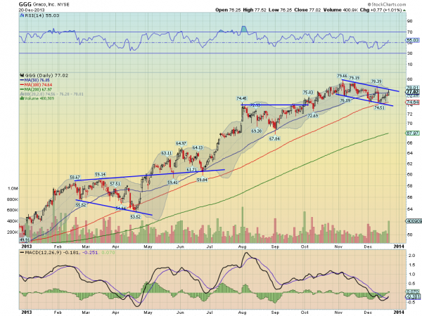 Graco Daily Chart