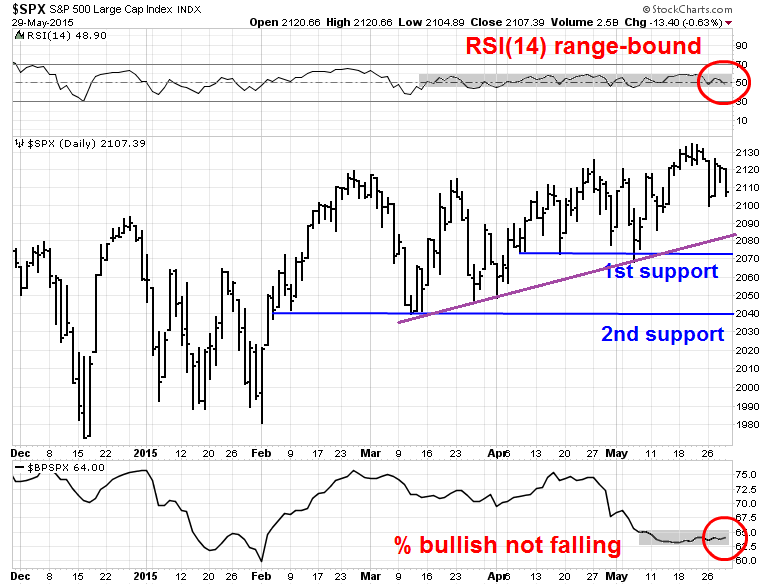 SPX Daily with RSI