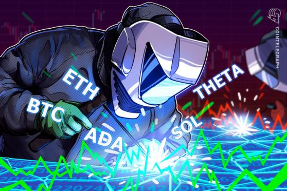 Top 5 cryptocurrencies to watch this week: BTC, ETH, ADA, SOL, THETA