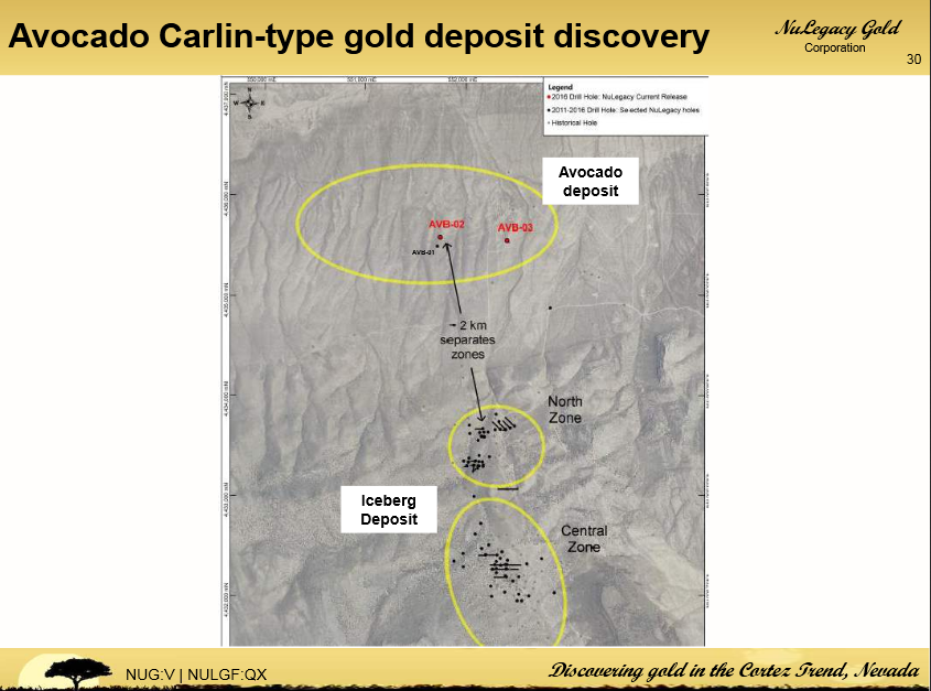 Avocado Carlin-type gold deposit discovery
