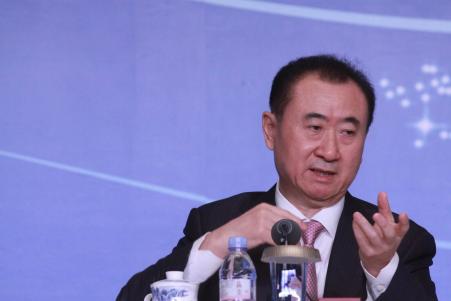 © Getty Images. China's richest man Wang Jianlin said Thursday that the Chinese government needs to set more realistic goals for economic growth in the future.