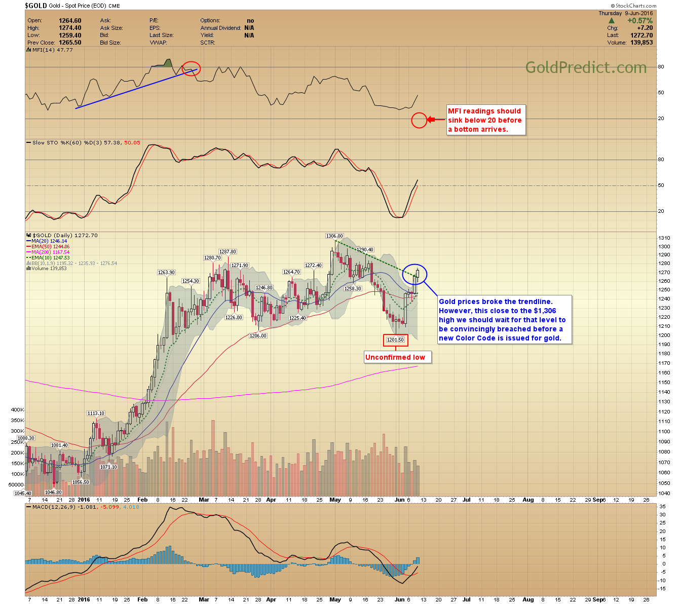 Gold Daily Chart