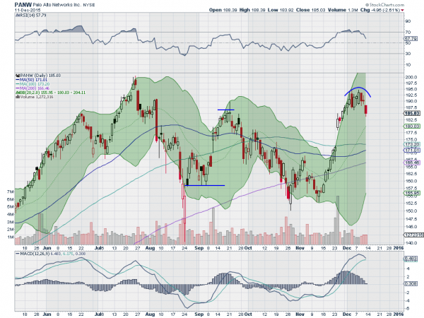 PANW Daily Chart