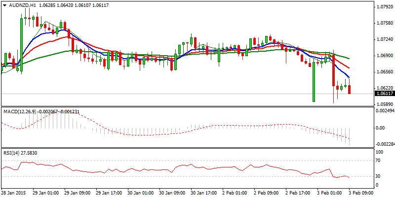 AUD/NZD Hourly Chart