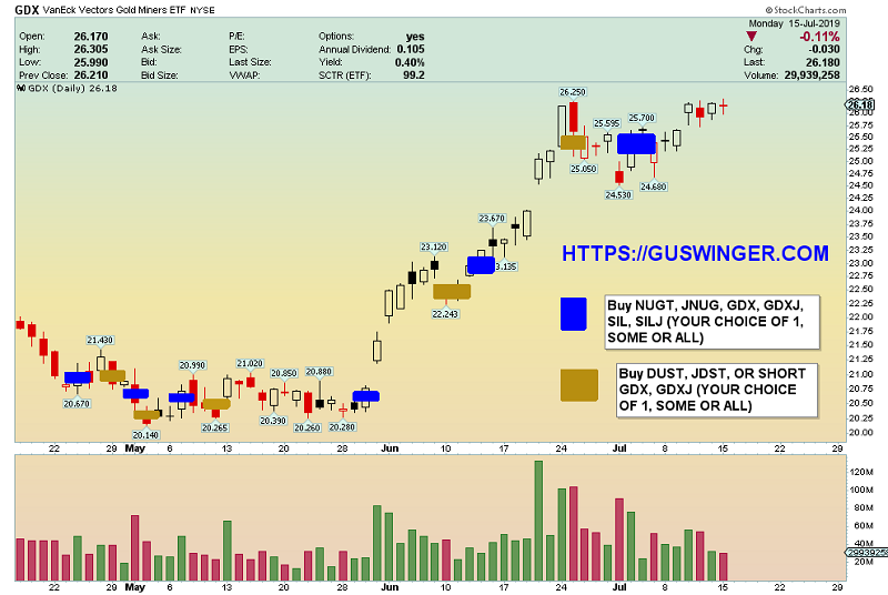 Gold Miners: Swing Trade