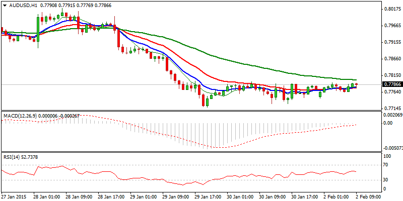 AUD/USD Hourly Chart