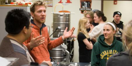 © Colorado State University. New Belgium Brewing Co. and CEO Kim Jordan have together announced a alt=