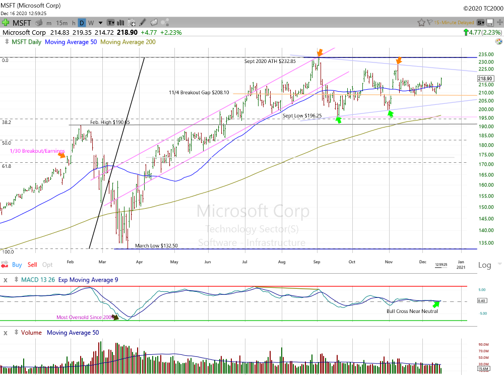 Microsoft Daily Chart.