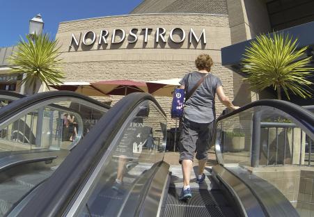 © Reuters/Mike Blake. A Nordstrom department store at a shopping center in San Diego. The Seattle-based upscale chain will report its earnings after markets close on Thursday as the third-quarter earnings season pivots to large U.S. retailers.<br/>