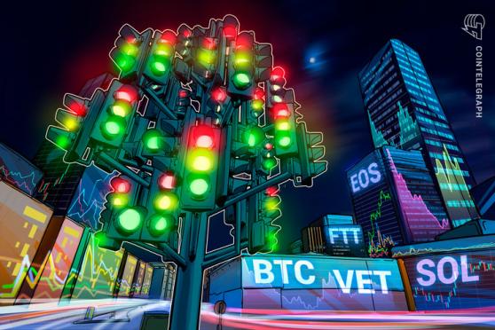 Top 5 cryptocurrencies to watch this week: BTC, VET, SOL, EOS, FTT