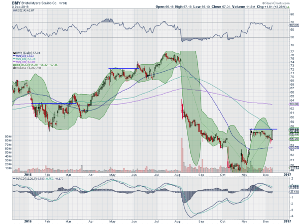 BMY Daily Chart