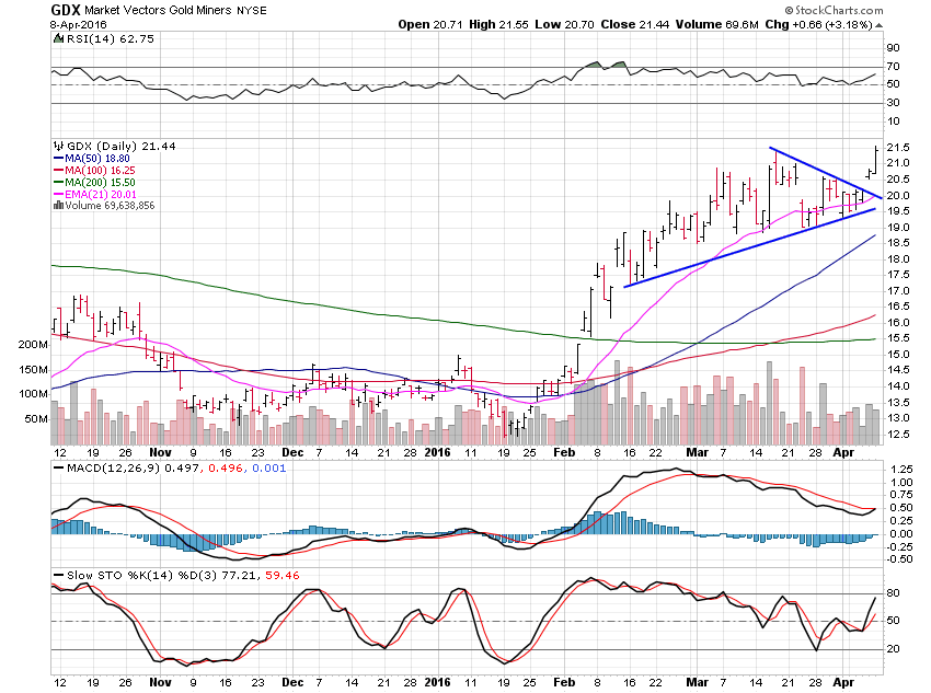 GDX Daily Chart