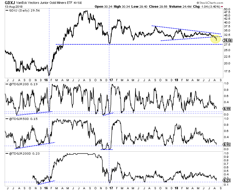 GDXJ Daily Chart