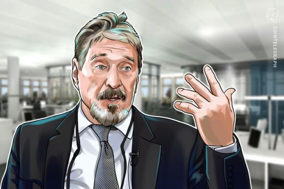 ‘Worthless Coin’ — McAfee Says He Never Believed Bitcoin Would Hit $1M