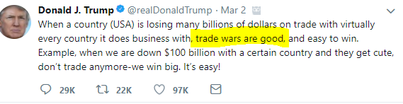 Donald J Trump Tweet