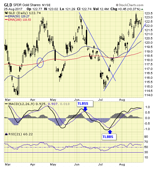 GLD Daily Chart