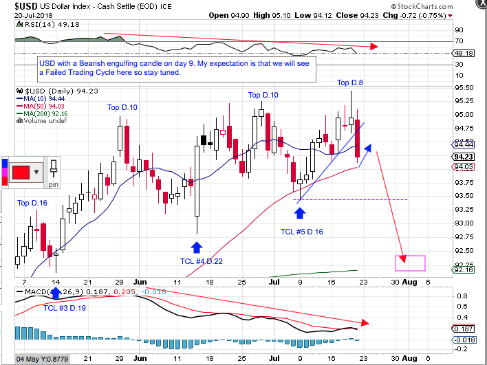 USD Daily Chart