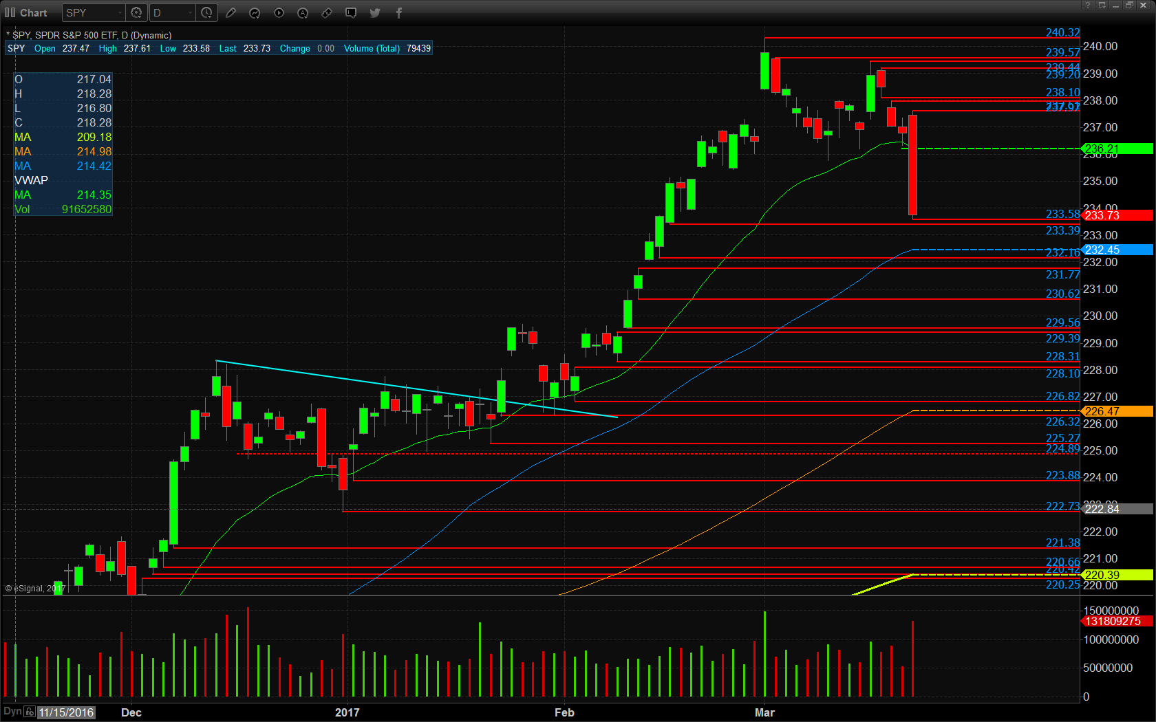 SPY Daily Chart