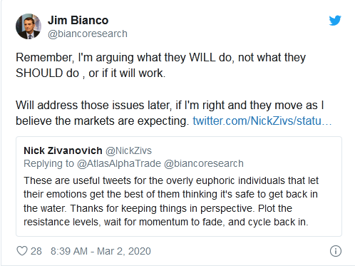 Jim Bianco - Tweet