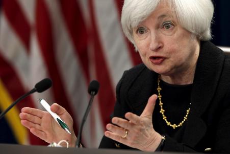 © Reuters/Jonathan Ernst. Investors and analysts would seek to glean further clues to the prospects of a rate hike by the U.S. Federal Reserve before year-end, as half dozen Fed speakers express their views on monetary policy Thursday. Pictured: Federal Reserve Chair Janet Yellen holds a news conference following the Federal Open Market Committee meeting in Washington, Sept. 17, 2015.