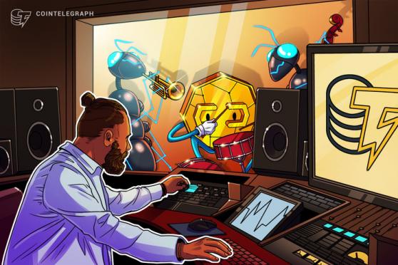 The Cointelegraph Talks music panel starts now, watch here!