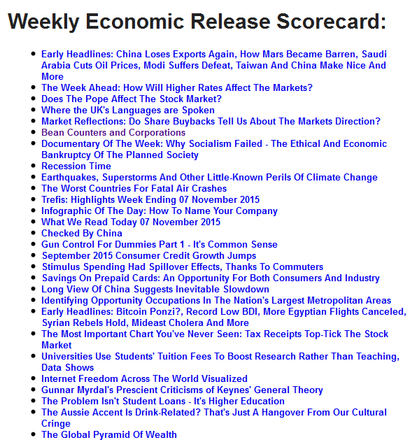 Weekly Economic