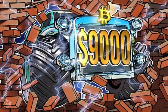 BTC Tops $9,000, Recovery Leaves Stock Market in the Dust