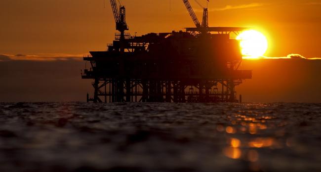 © Bloomberg. Offshore oil platform. Photographer: Tim Rue