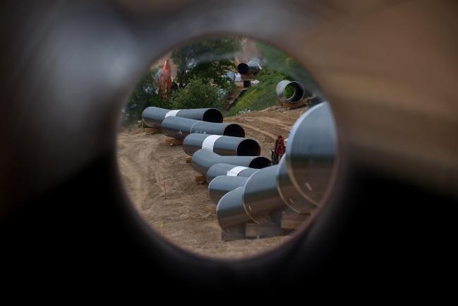 © Bloomberg. Sections of pipe sit on the European Gas Pipeline Link (EUGAL) site, a joint construction project by Sicim SpA and Bohlen & Doyen GmbH, in Gellmersdorf, Germany, on Tuesday, May 28, 2019. One of Europe's biggest natural gas users has turned decidedly pessimistic on the fuel, prompting traders to rethink their own outlook for the industry. Photographer: Krisztian Bocsi/Bloomberg
