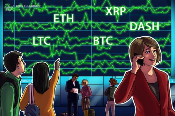 Top 5 cryptocurrencies to watch this week: BTC, ETH, XRP, LTC, DASH