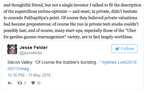 Silicon Valley's Bursting Bubble
