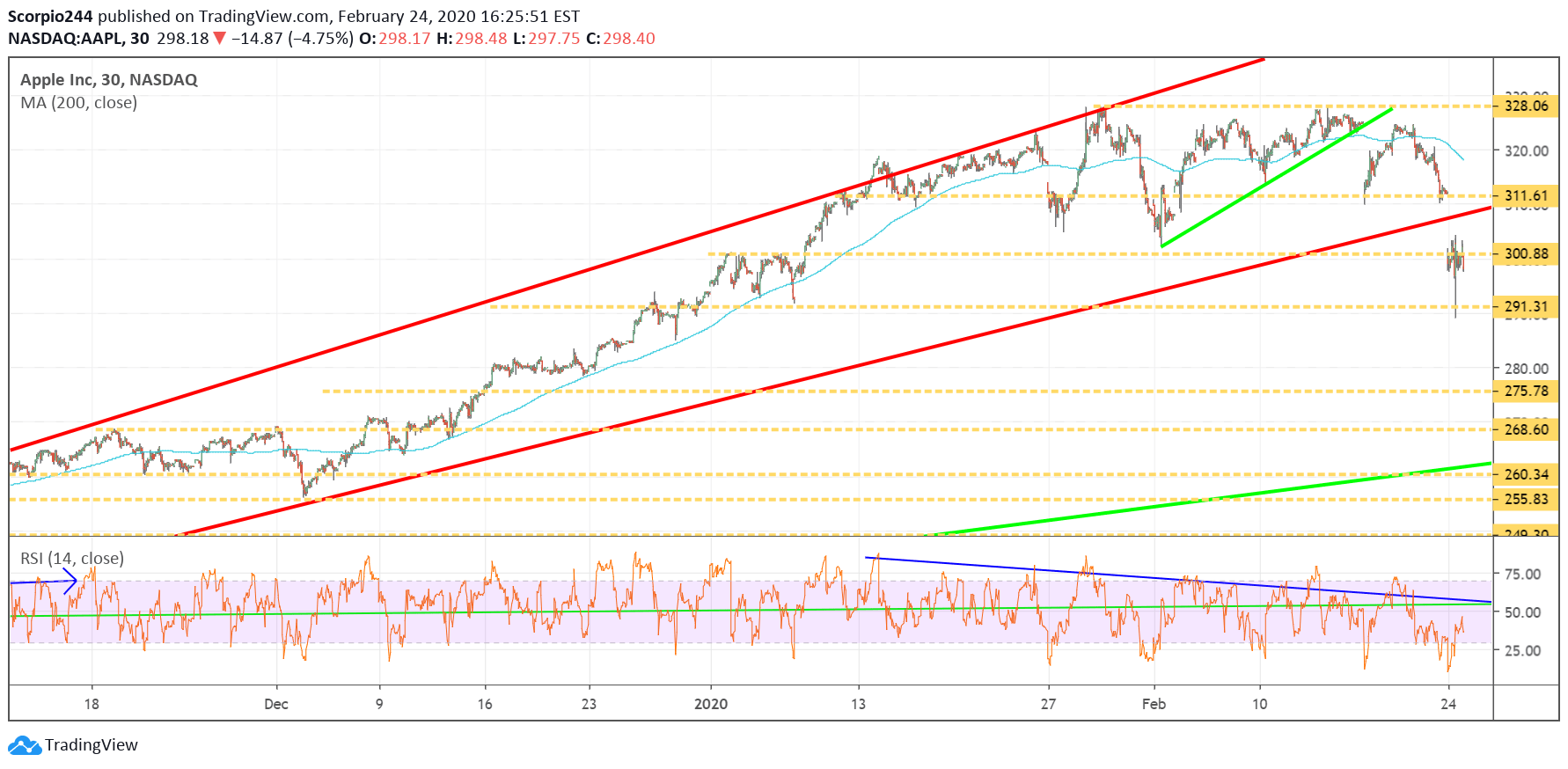 Apple Inc Chart