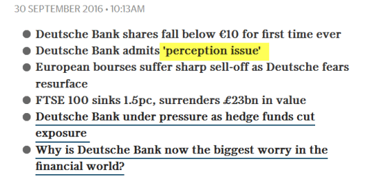 Deutshe Bank Headlines
