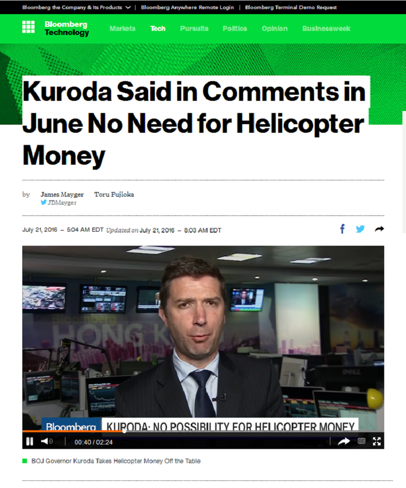 Bloomberg On Kuroda