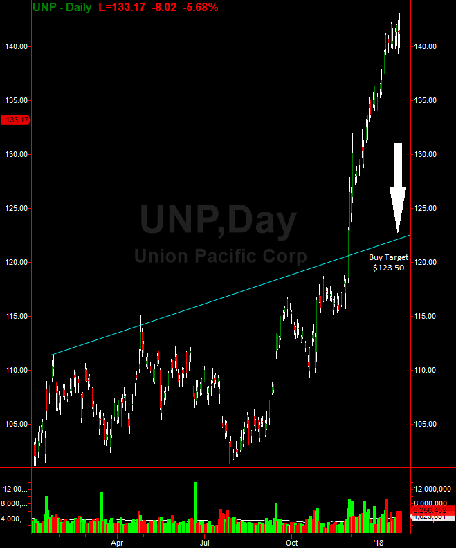 UNP Day Chart