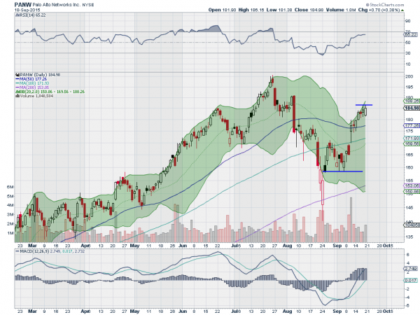 PANW Daily Chart