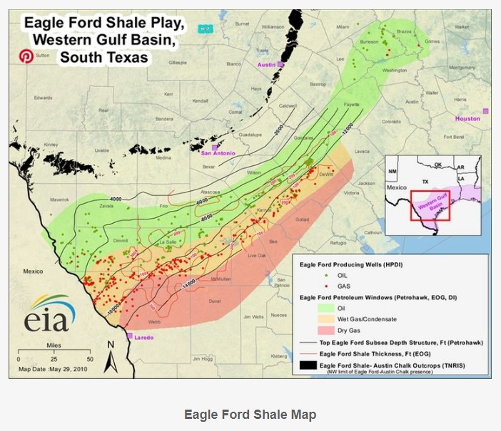 Eagle Ford Shale Map