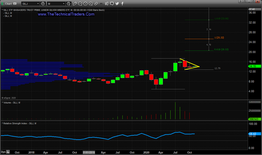 Silver Miners ETF Monthly Chart