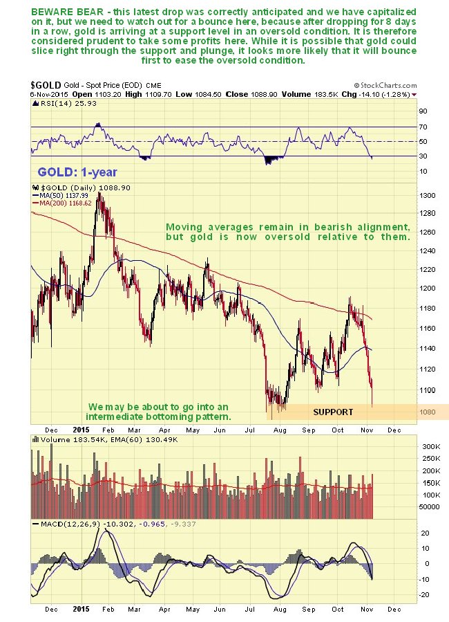 Gold 1-Year Daily Chart