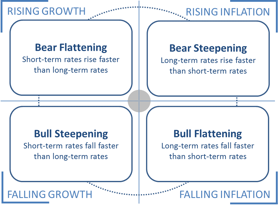 Economic Drivers of Yield Curve Steepening & Flattening